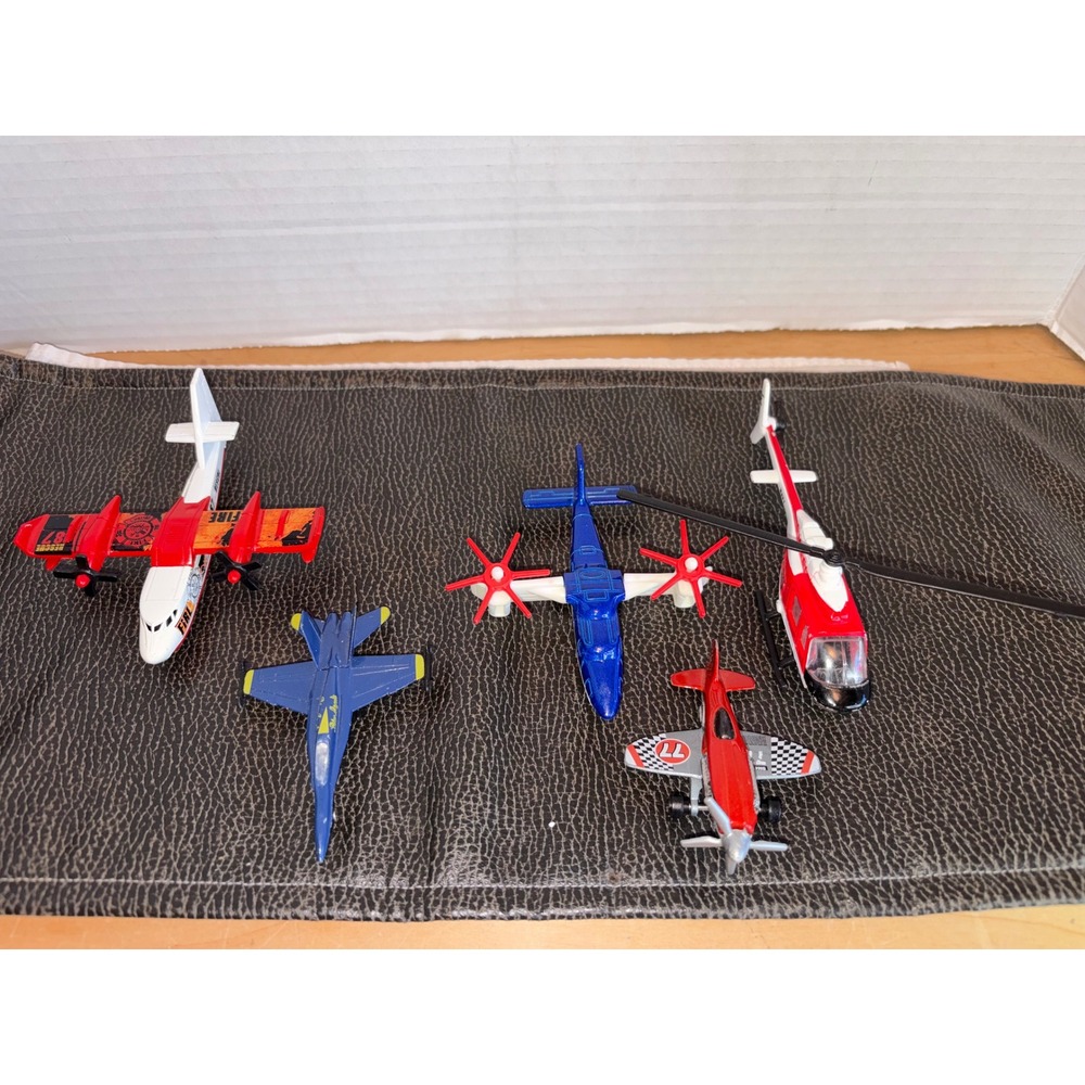 Vintage Hot Wheels Matchbox Toy Airplane Lot of 5